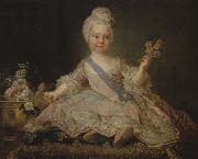 Jjean-Marc nattier Portrait presume du duc de Bourgogne oil on canvas